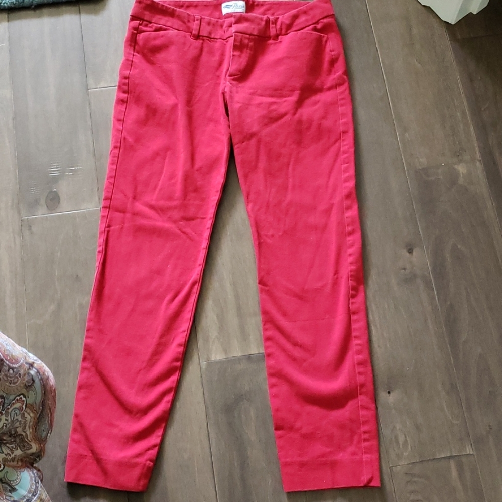 Bright red! The Pixie! Old Navy!